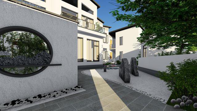 南北贯通的二层带阁楼新中式自建房户型图，老人房设计用心了