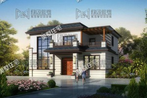 25万二层别墅设计图纸，布局实用合理，家中人口多也不用愁。