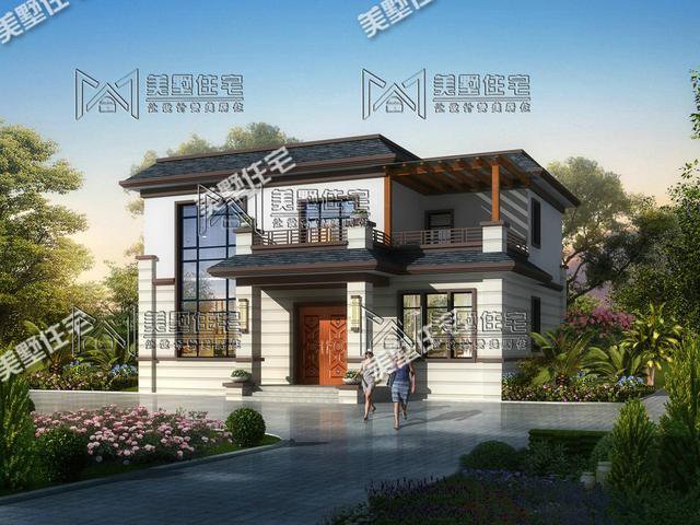 花25万建的农村二层别墅，布局实用合理，家中人口多也不用愁