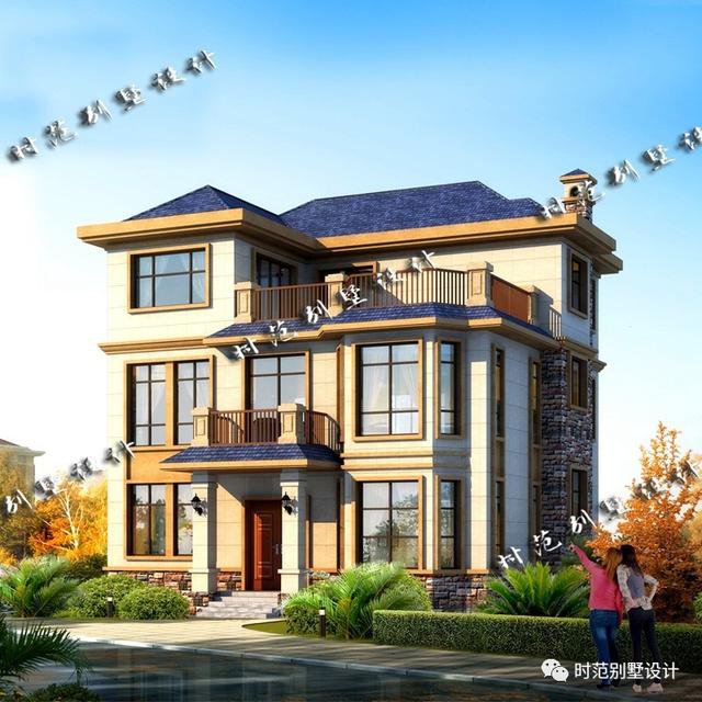 11x11米三层复式别墅，户型大气美观，全家人都喜欢