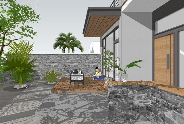 海南文昌陈家自建现代别墅（附建成实景）