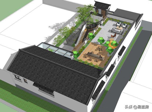 河北36万农村别墅，车库展厅都有，露台小院住得舒服，老人都喜欢