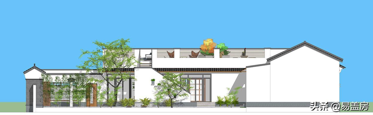 河北36万农村别墅，车库展厅都有，露台小院住得舒服，老人都喜欢