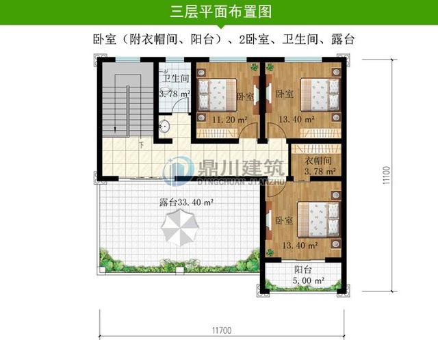 8套高品质别墅设计，布局惊艳方便生活，第4套中式带庭院35万可建