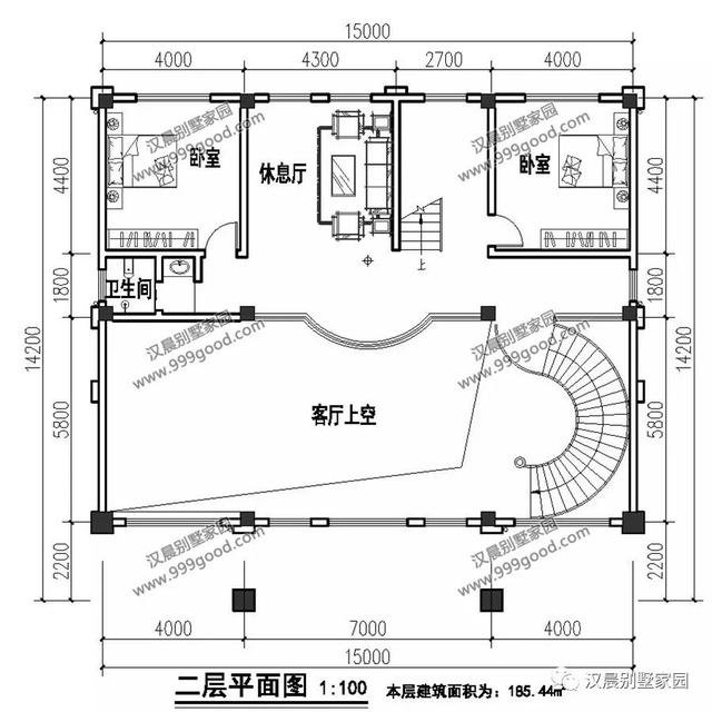 超大空间格局，4层与3层别墅，3兄弟住一起都没问题