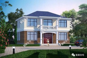 12米左右农村房屋设计效果图，施工没难度，很多人都建了。