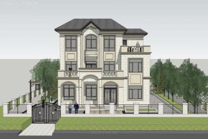 进深12.2米别墅三层设计方案，提升居住品质。