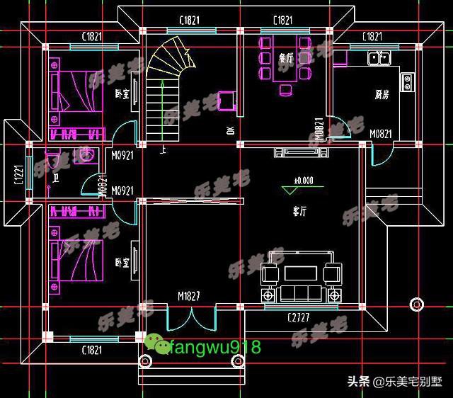 5款农村二层小别墅户型设计图，精致漂亮，简单易建