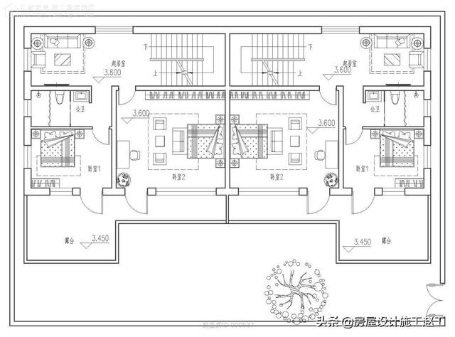 北京房山于家简欧双拼别墅