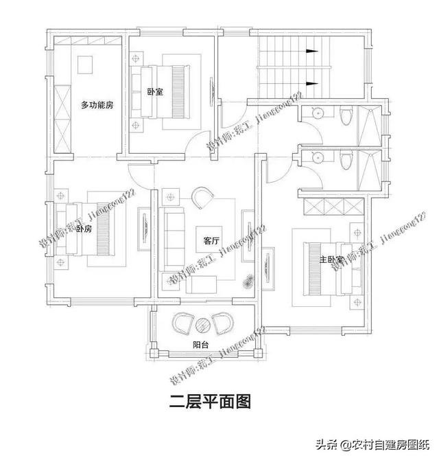 4款三层农村别墅施工案例，图纸仅花几百元，建出来都是百万豪宅