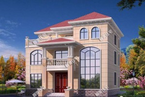 11-12米别墅户型方案，外观布局都不错，建一栋30来万。