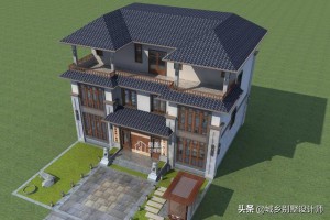 中式别墅三层设计图纸，经得住时间的考验。