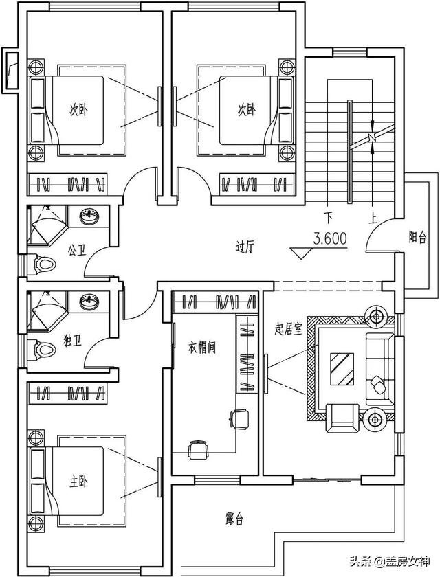 别墅设计：三层新中式，10米面宽打造大气府邸，惊艳之作