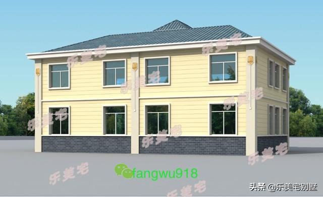 新农村二层双拼别墅，8厅8卧4厨，适合三四兄弟合建