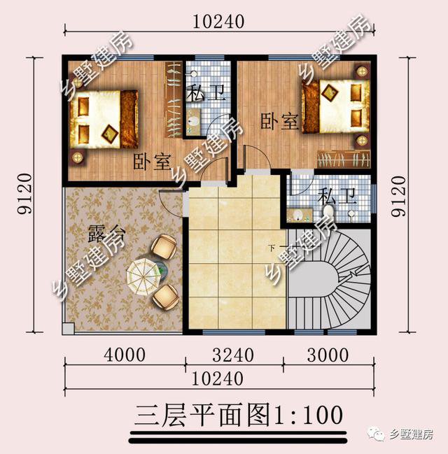 三层别墅这样建更实用，清新现代风，主体30万就搞定