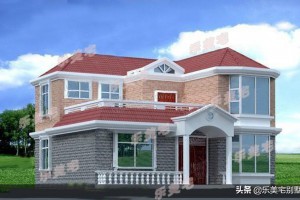 实拍二层农村自建别墅图，符合现代人的审美。