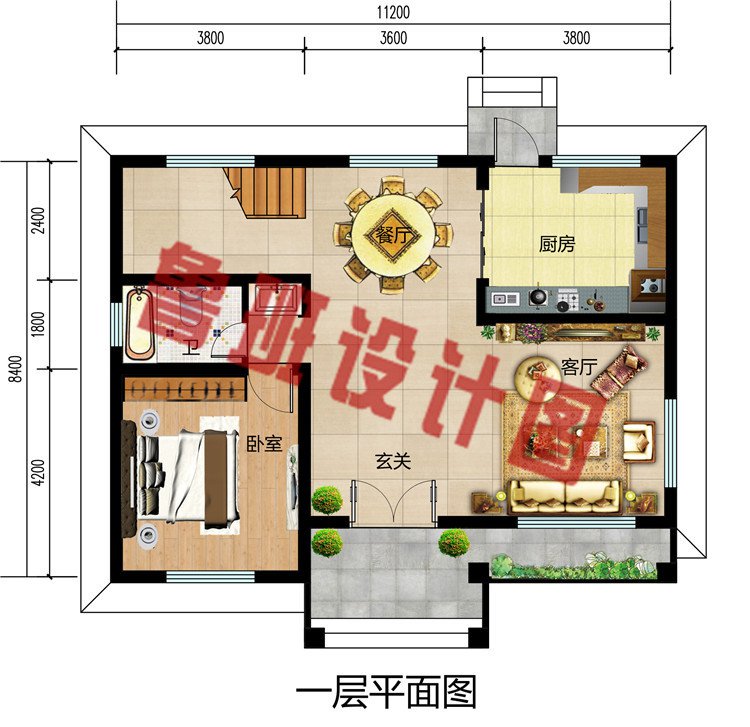 13万-18万二层新中式小楼设计图，简约而不简单