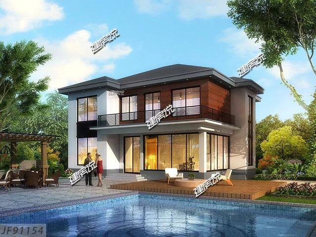 35万起建的现代风别墅，设计感十足，看过的人都说好
