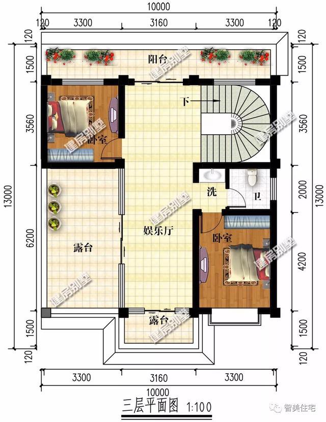 12栋面宽10-11米间的别墅，乡村建美宅，展现老家风采