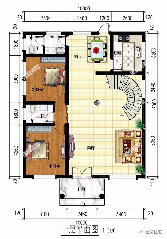 12栋面宽10-11米间的别墅，乡村建美宅，展现老家风采