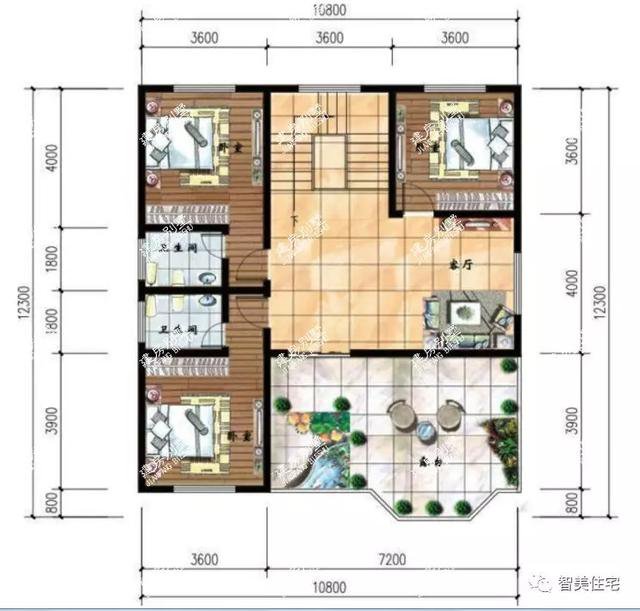 12栋面宽10-11米间的别墅，乡村建美宅，展现老家风采