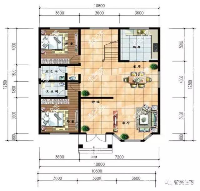 12栋面宽10-11米间的别墅，乡村建美宅，展现老家风采