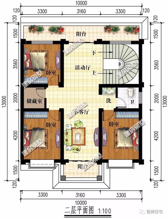 12栋面宽10-11米间的别墅，乡村建美宅，展现老家风采