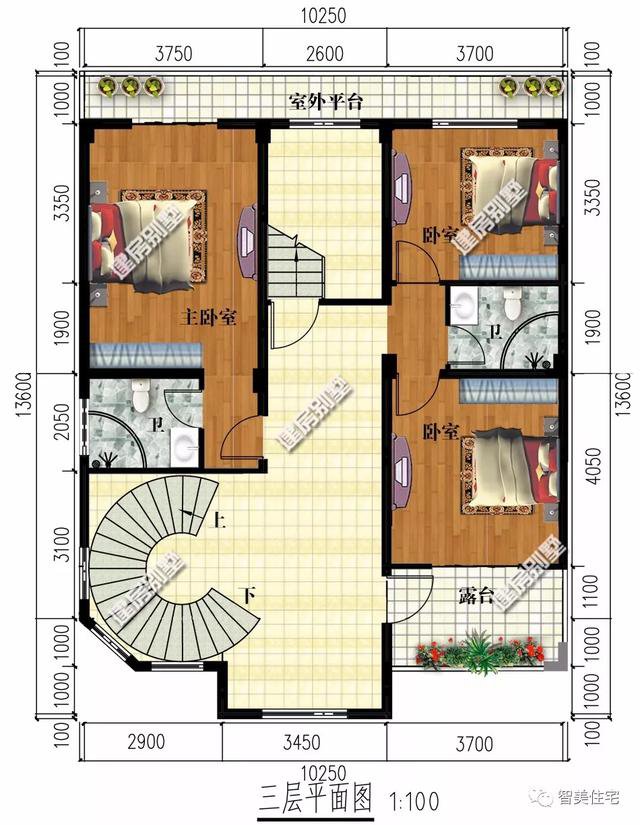 12栋面宽10-11米间的别墅，乡村建美宅，展现老家风采