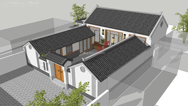 农村三合院5卧室1客厅1布草间5卫生间造价15万起，老人喜欢的户型