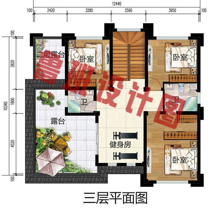 2019年最好看的农村三层别墅设计图，比简欧大气，时尚