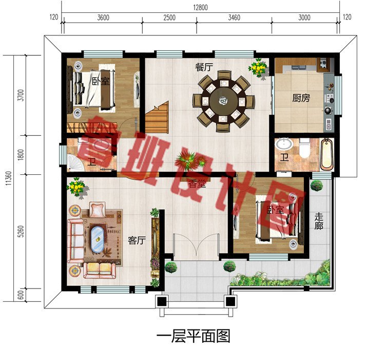 新农村二层简欧新款别墅设计图，低调奢华外观图有内涵