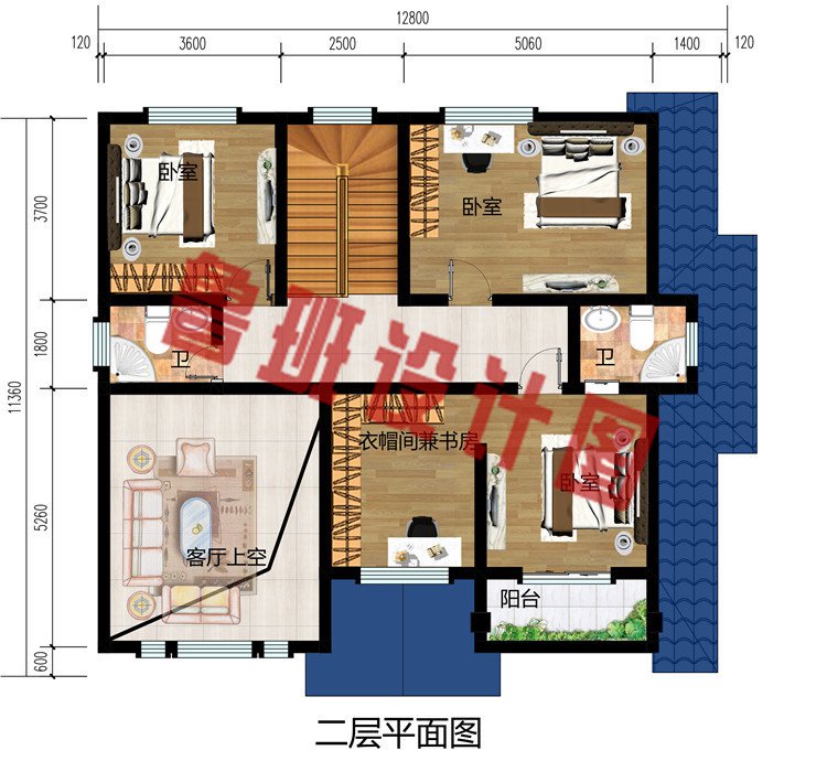 新农村二层简欧新款别墅设计图，低调奢华外观图有内涵