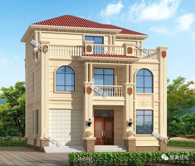 2栋面宽10米左右的自建房，最美的愿望，全村人都住别墅