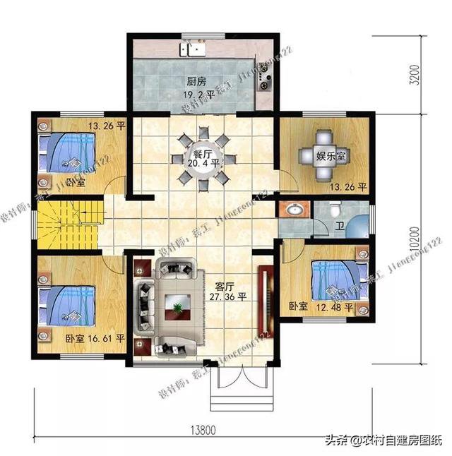 10套一层农村平房别墅，第4套15万大气又好看，第9套比二层还划算