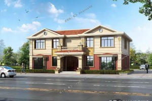 农村自建房户型图，层次分明，错落有致。