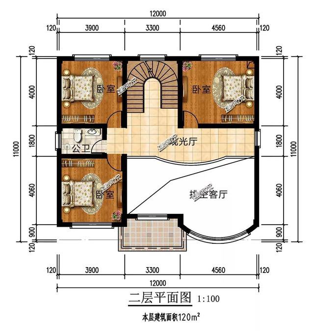 12x11米的欧式别墅，不建一栋，实在太太太遗憾了