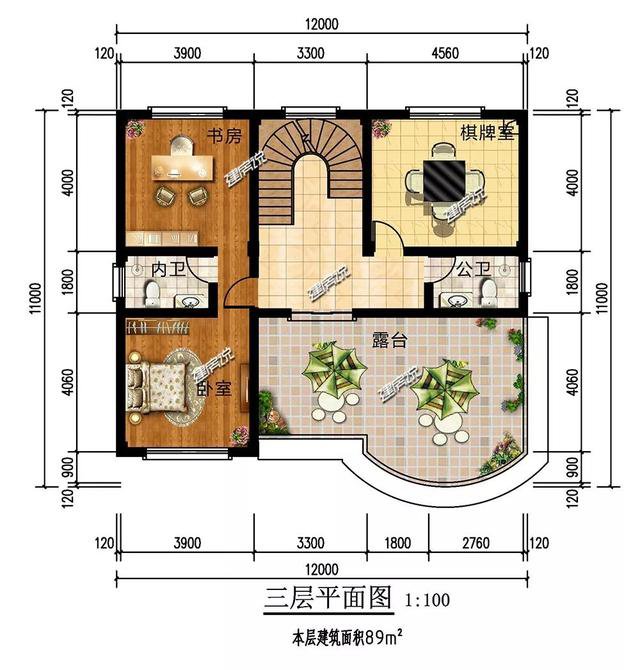 12x11米的欧式别墅，不建一栋，实在太太太遗憾了