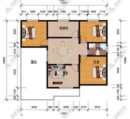 经典三层农村别墅，有宅基地的朋友马上收藏，春节回村就建房
