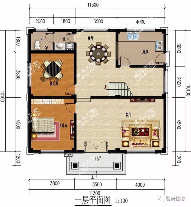 简欧式风格设计的两款别墅户型，盖乡村美丽住宅，迎更好生活