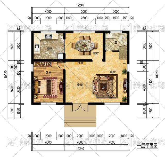 5款备受好评的二层欧式别墅，占地百来平，农村建房就选它