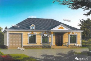 农村一层自建别墅设计图纸，造价低且美观实用。