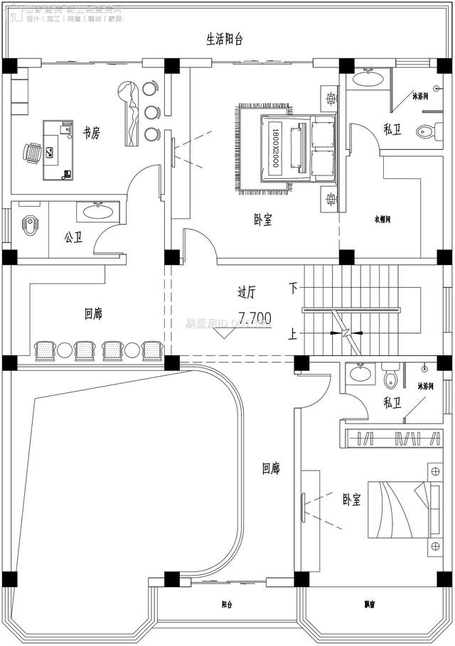 易盖房江西定制多种实用开窗设计的欧式别墅