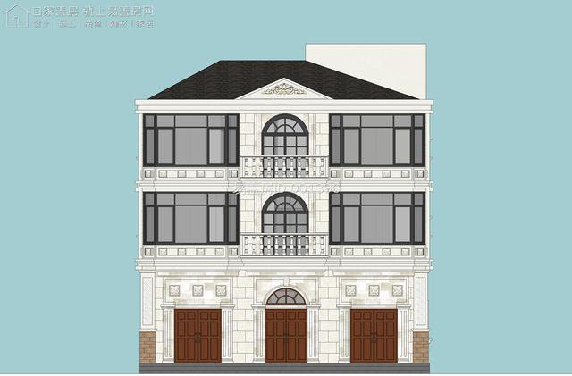 易盖房江西定制多种实用开窗设计的欧式别墅