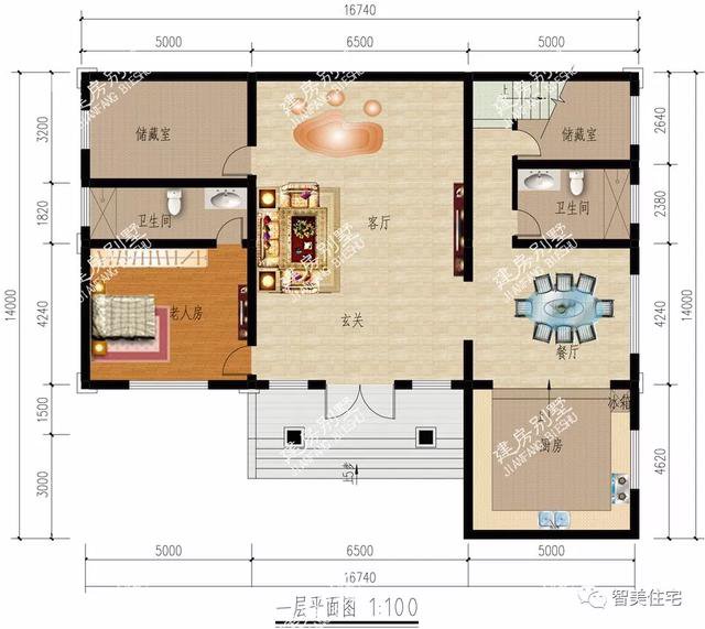八栋宽16-17米间的农村别墅，有欧式豪宅，也有商住两用房