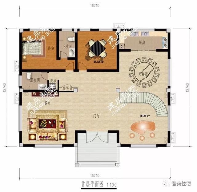 4栋宽16米多的四层农村别墅，可建独门独户，也可做兄弟叠拼