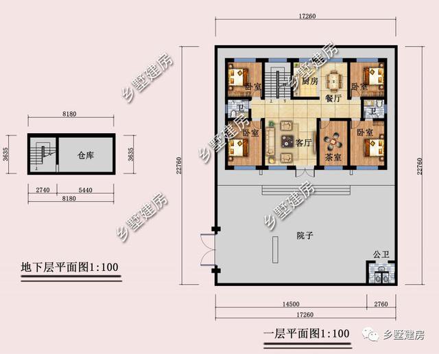 15X10米二层新中式别墅，精致又实用，有庭有院才是家