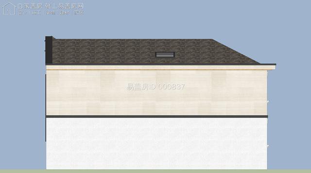 北京两层现代别墅面宽 13.5米 进深 10.0米
