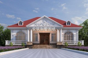一层别墅效果图，外观精致，理想中的住宅！