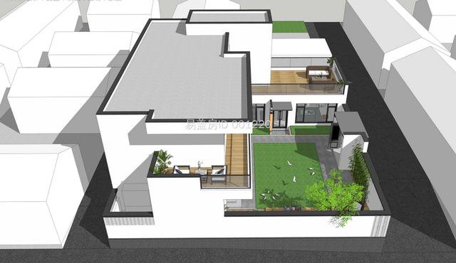 农村“L”型自建别墅，厢房设计成客厅，这才是该有的农村房屋