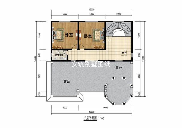 路边建了一栋别墅，路过的人都想停下来看几眼，真好看